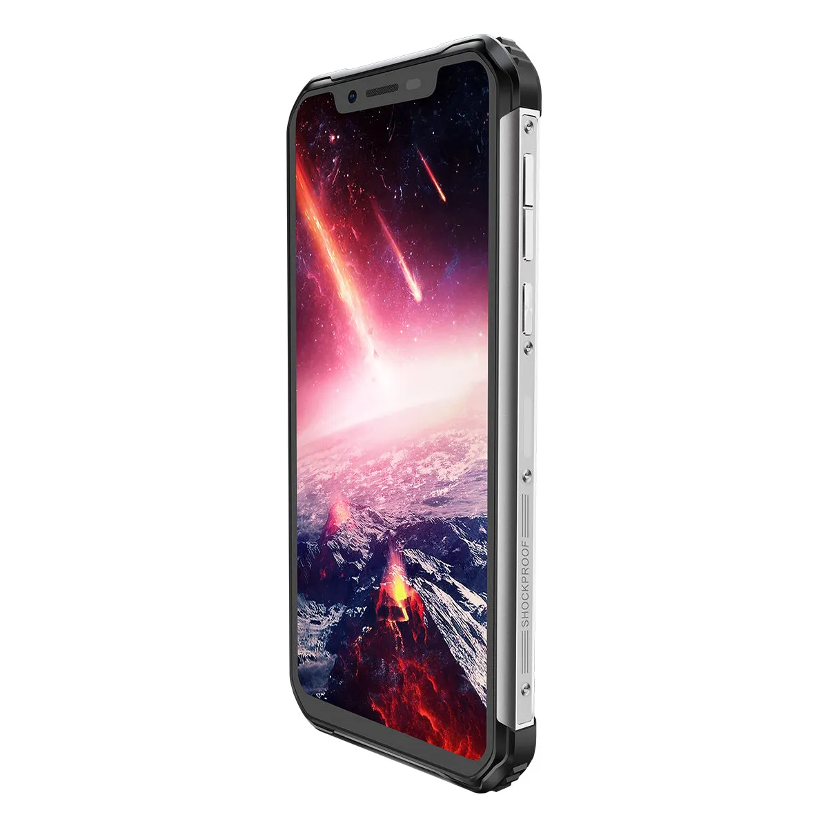 Blackview BV9600 Pro IP68 Waterproof Mobile Phone Helio P60 6GB   128GB 19:9 6.21"" FHD AMOLED NFC Android 8.1 5580mAh Silver