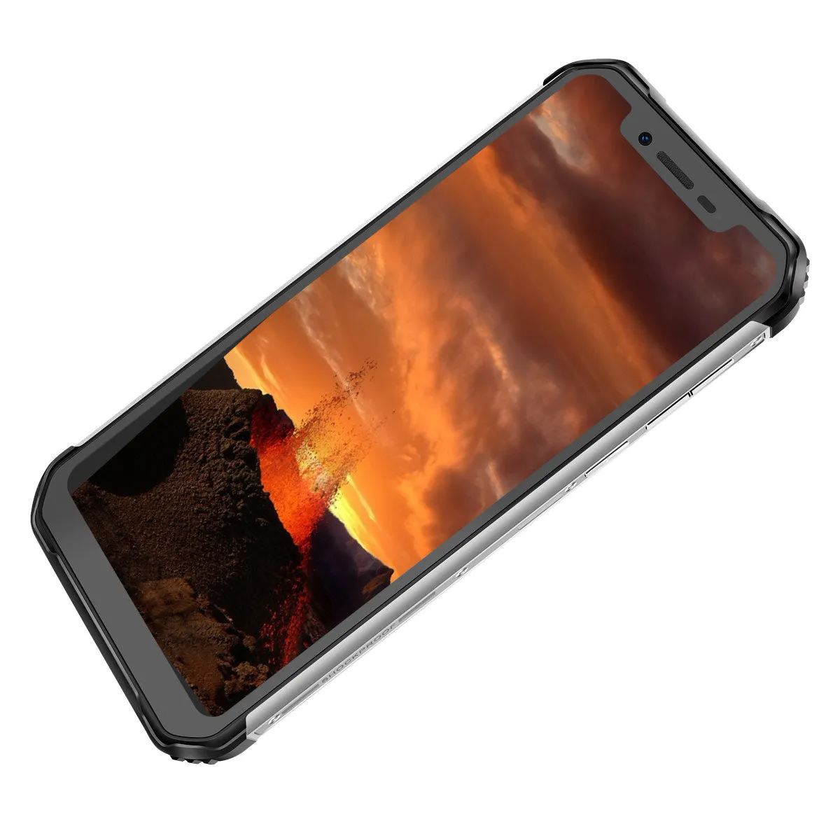 Blackview BV9600E Mobile Phone Waterproof Helio P70 Global 4G 6.21"" Android 9.0 Smartphone 4GB RAM 128GB MT6771T 5580mAh Silver_European regulations