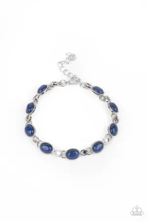 Blissfully Beaming Blue Paparazzi Bracelet