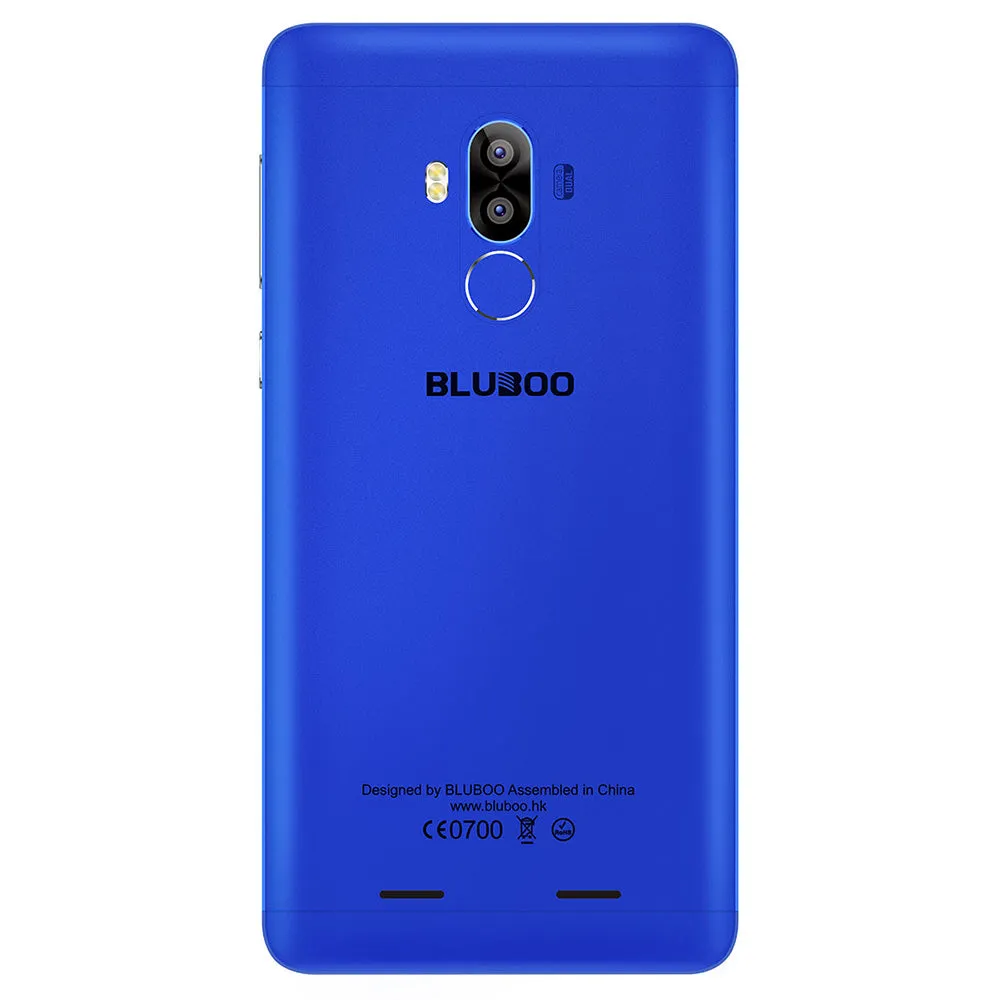 Bluboo D1 5.0'' 3G Smartphone HD 8MP Dual Back Camera MTK6580 Quad Core 2G RAM 16G ROM Android 7.0 Nougat 2600mAh Mobile Phone
