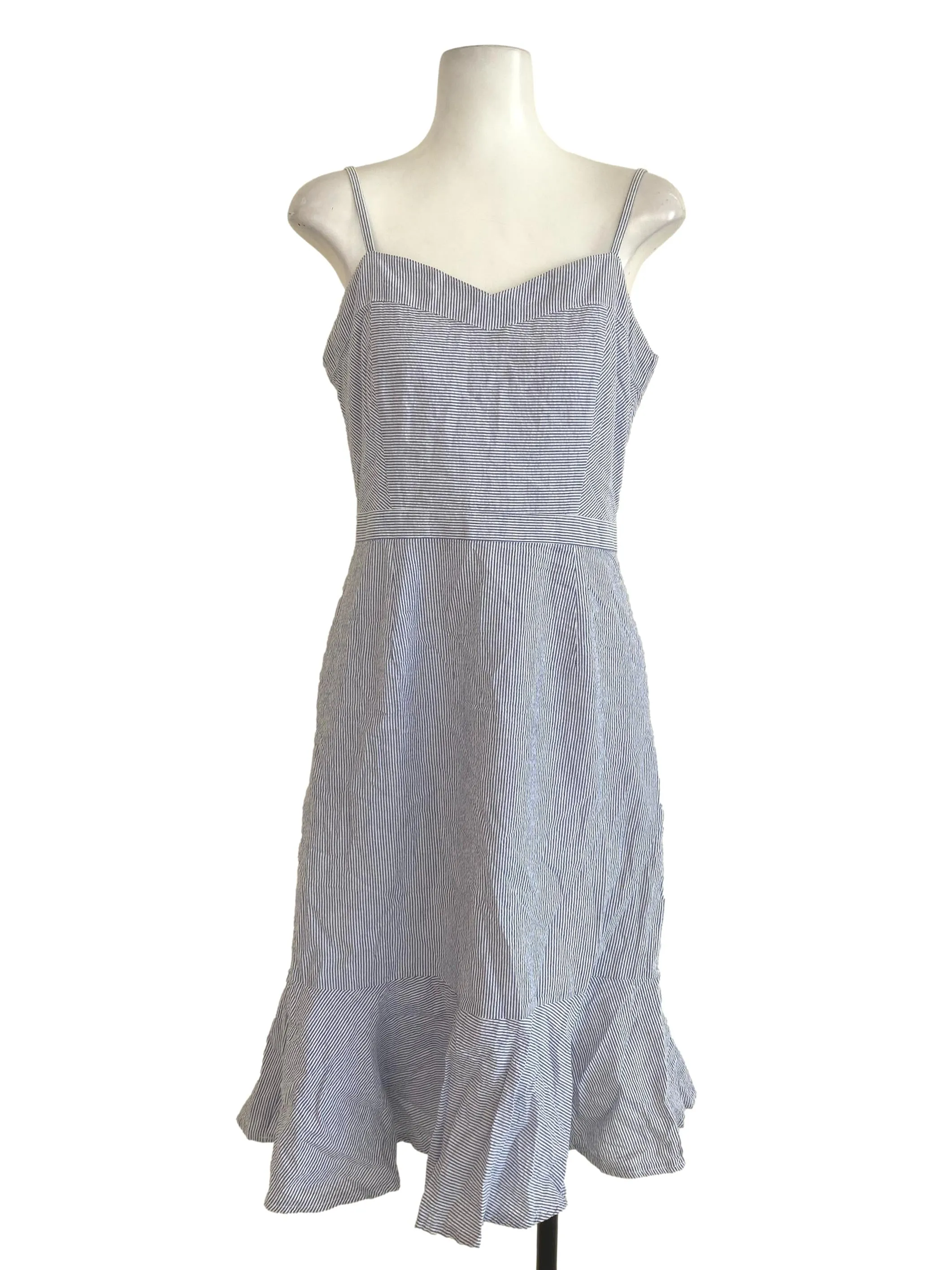 Blue Candy Stripped Dress