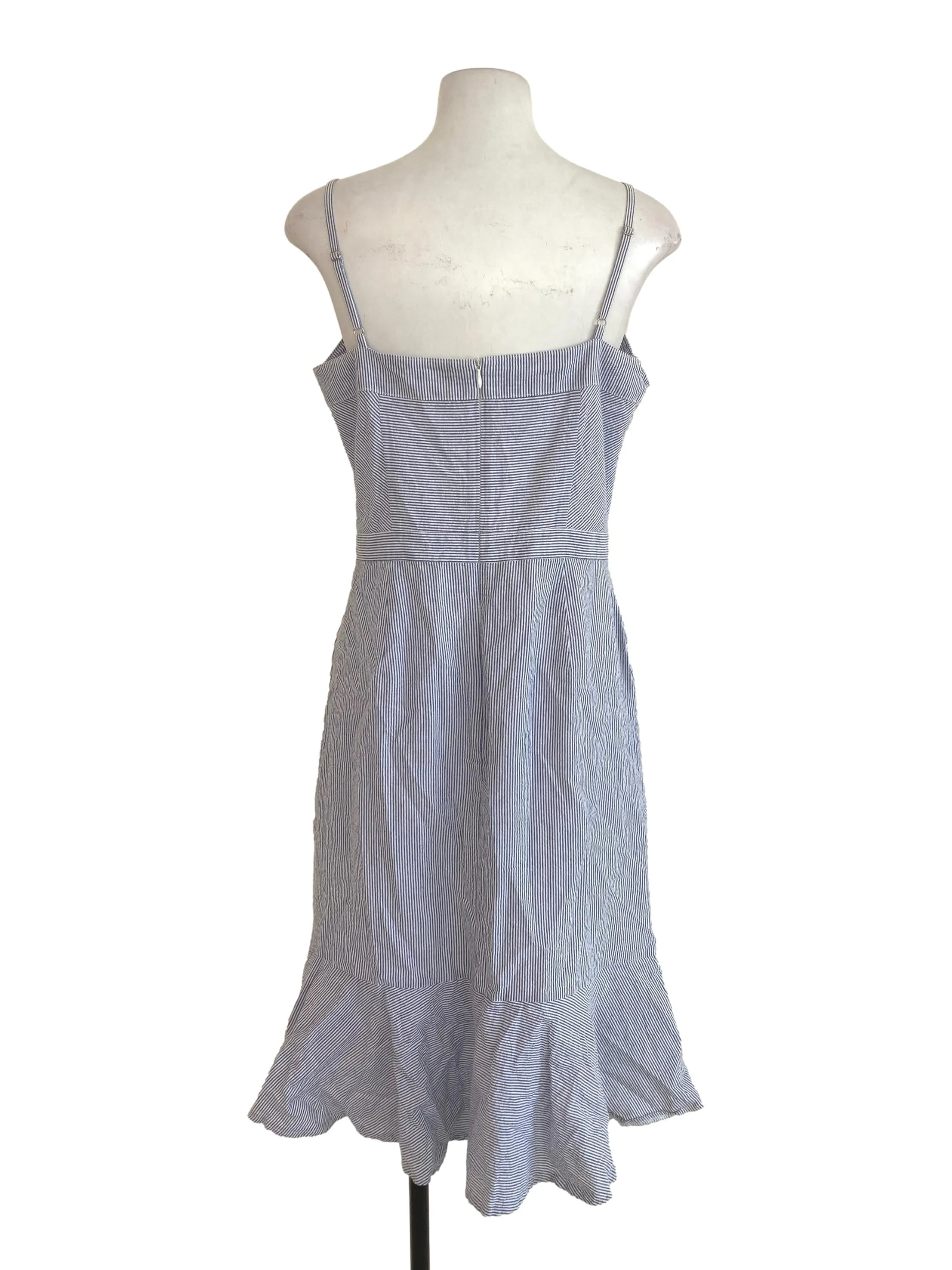 Blue Candy Stripped Dress