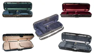 Bobelock 1002 Wooden Oblong Violin Case  - Suspension 4/4