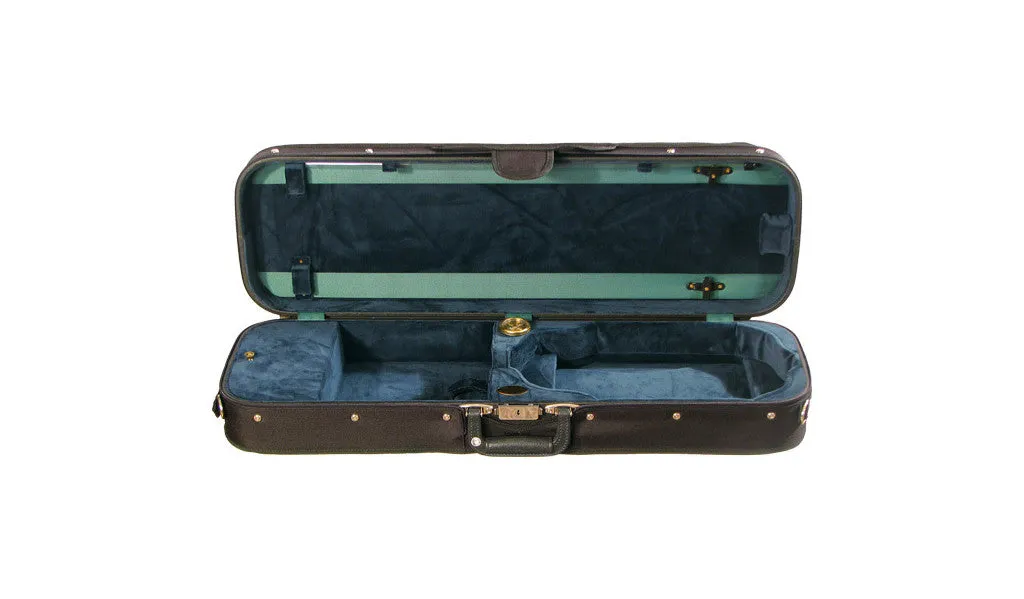 Bobelock 1002 Wooden Oblong Violin Case  - Suspension 4/4
