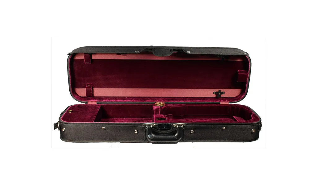 Bobelock 1002 Wooden Oblong Violin Case  - Suspension 4/4