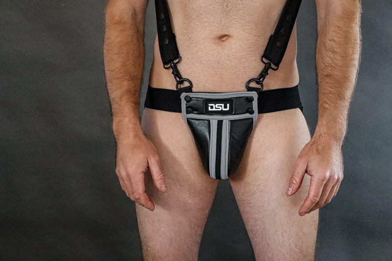BOLD Harness & Jock Bundle - Black   FREE Socks