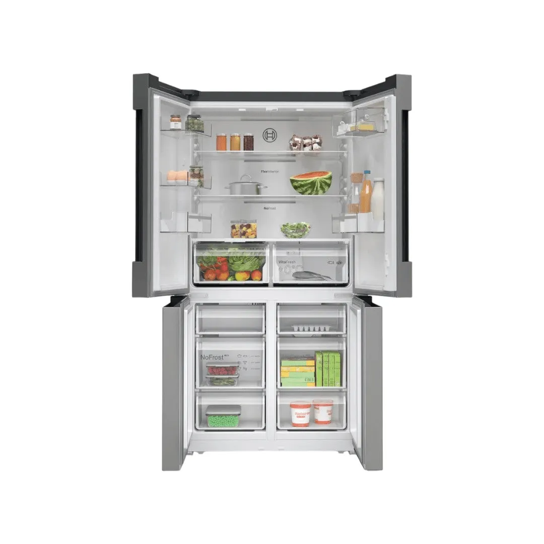 Bosch 605L Stainless Steel French Door Series 4 Fridge KFN96VPEA