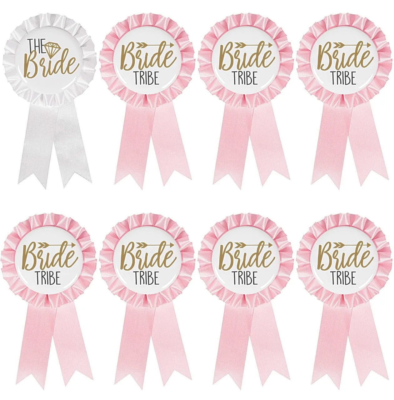 Bride Tribe Hens Night Badge Set