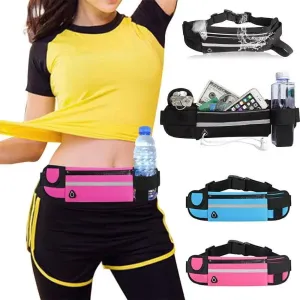 Bum Bag Sport Waist Bags for Women Men Pouch Fanny Pack Travel Running Belt Zip Sport Bags Waist Running Bags Sports Phone Bag