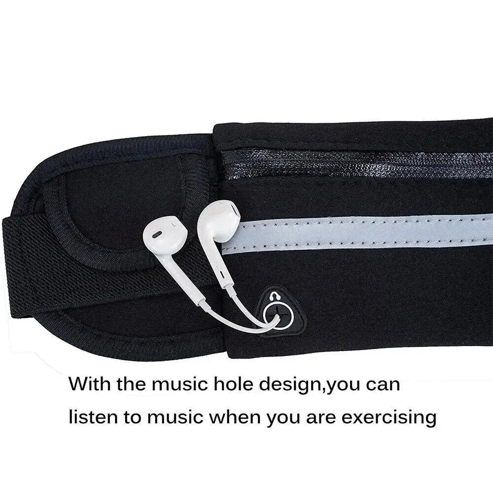 Bum Bag Sport Waist Bags for Women Men Pouch Fanny Pack Travel Running Belt Zip Sport Bags Waist Running Bags Sports Phone Bag