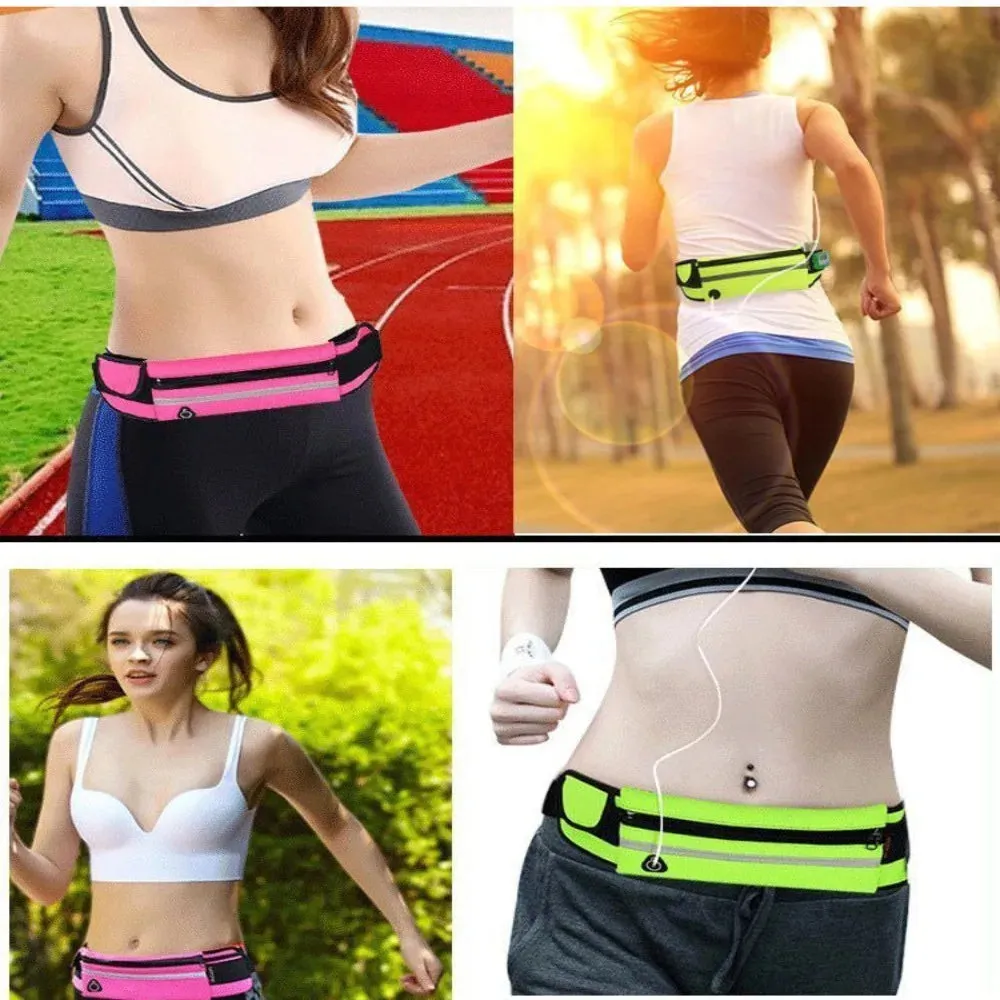 Bum Bag Sport Waist Bags for Women Men Pouch Fanny Pack Travel Running Belt Zip Sport Bags Waist Running Bags Sports Phone Bag