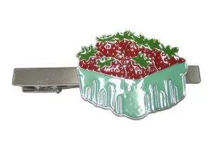 Bunch of Strawberry Fruit Tie Clip