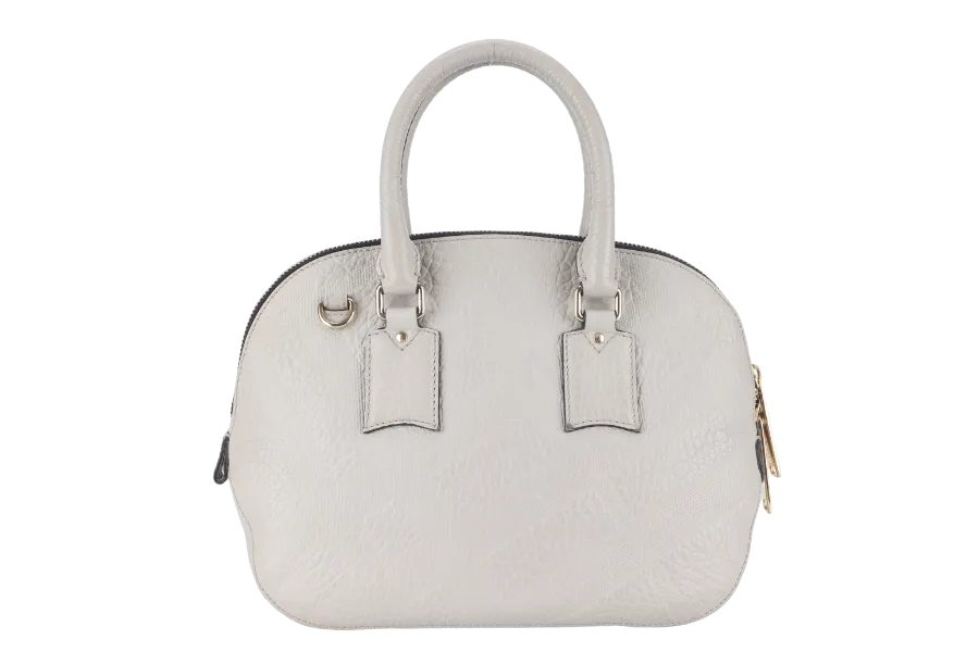 BURBERRY ORCHARD TOTE BAG GREY COWHIDE GOLD HARDWARE NO DUST COVER