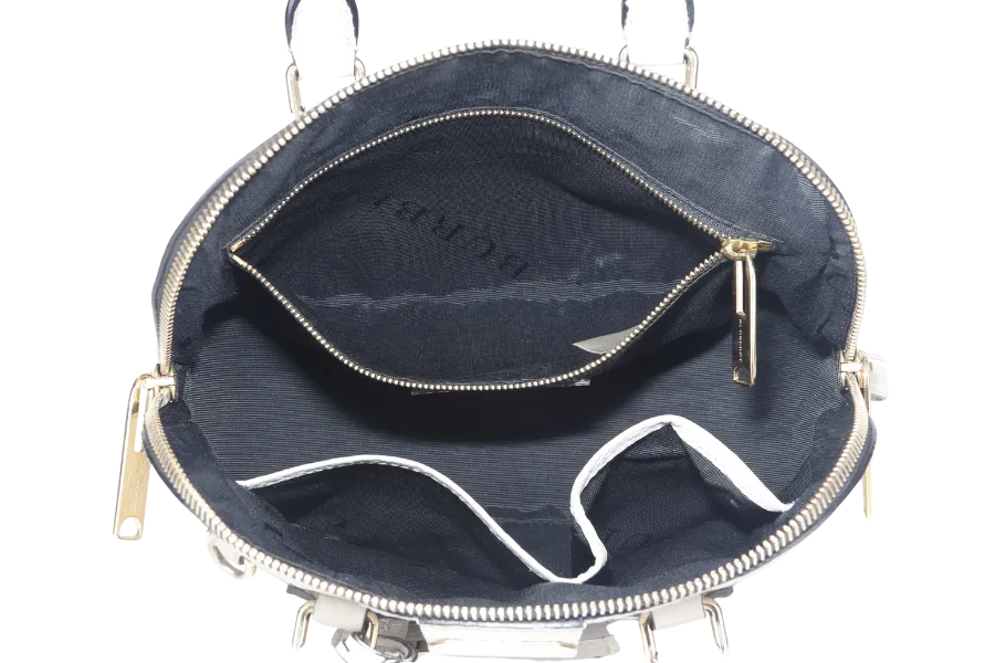 BURBERRY ORCHARD TOTE BAG GREY COWHIDE GOLD HARDWARE NO DUST COVER