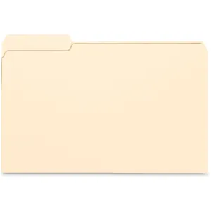 Business Source 1/3 Tab Cut Legal Recycled Top Tab File Folder