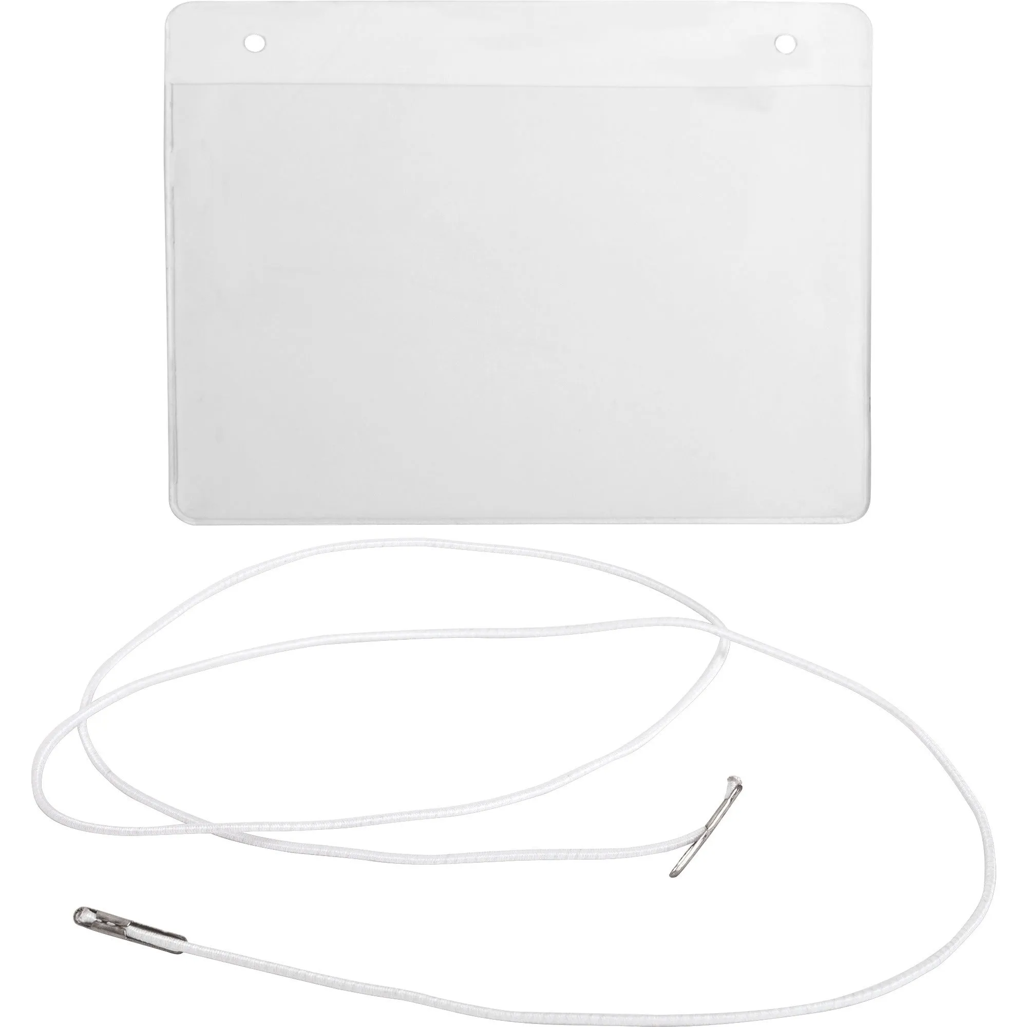 Business Source Elastic Cord Hanging Name Badges