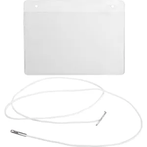 Business Source Elastic Cord Hanging Name Badges
