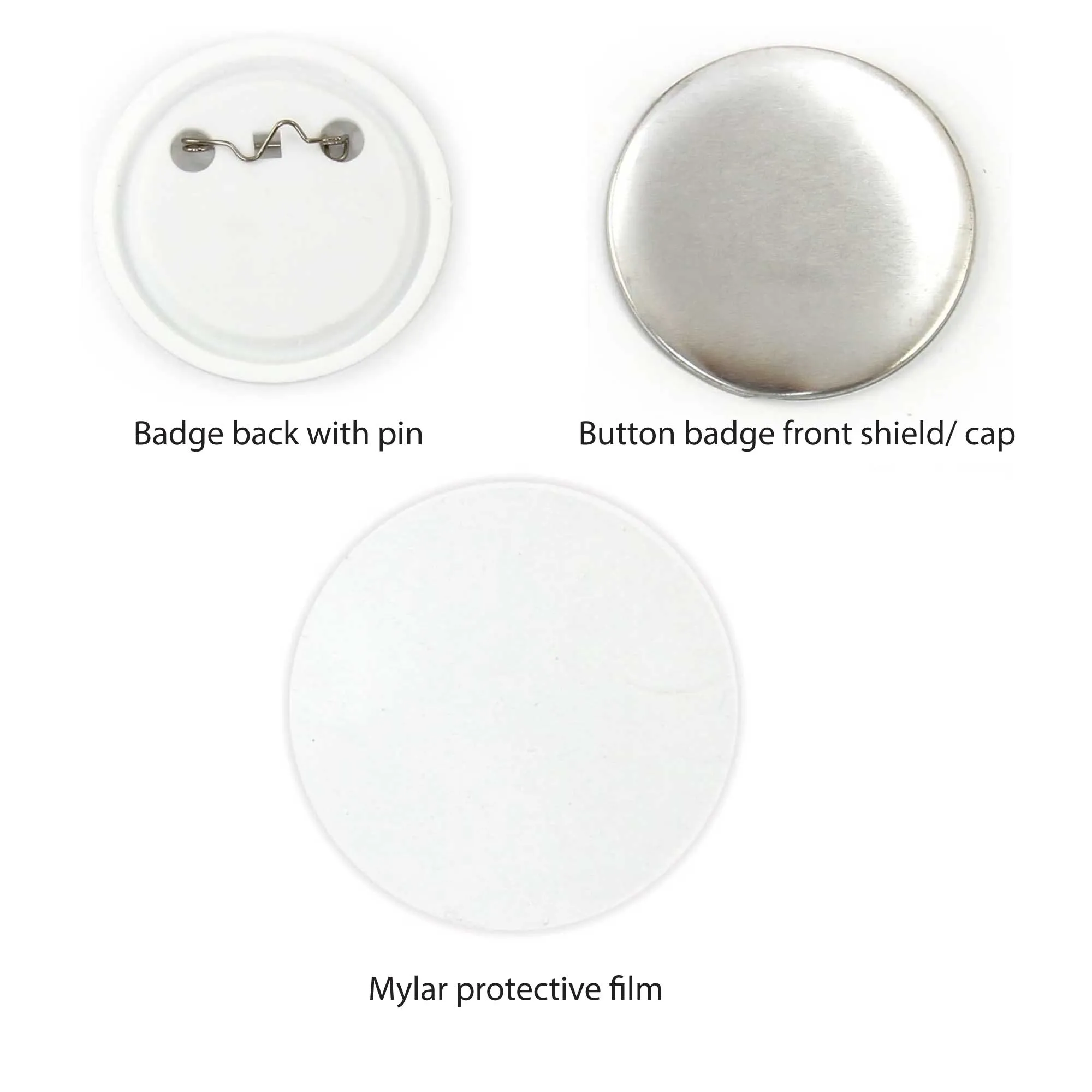 Button Badge 32mm Mould   500x 32mm Badges - Craft DIY Hobby
