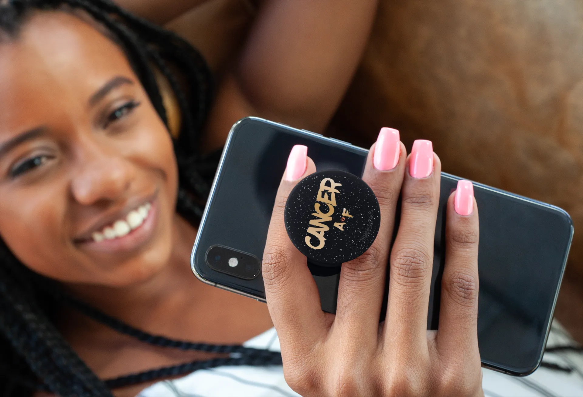 Cancer AF Grip for Phones and Tablets