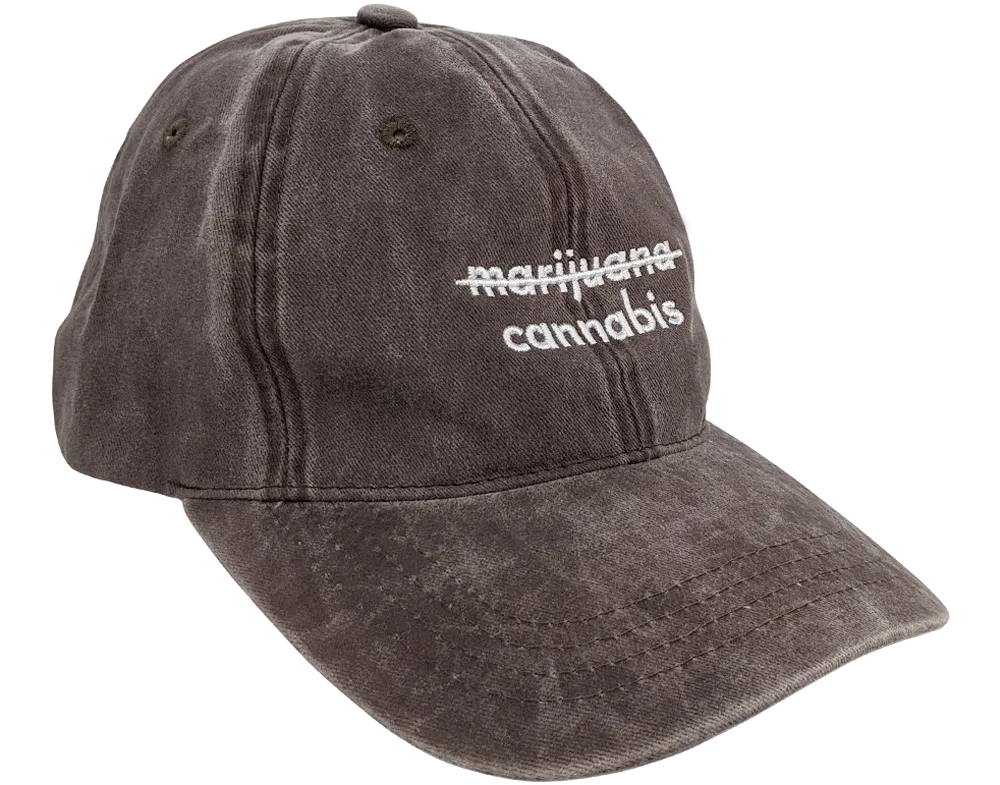 cannabis dad hat