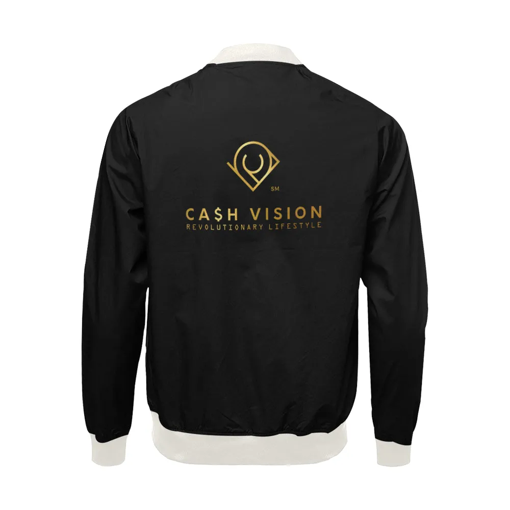 Cash Vision Bomber Jacket - Black White