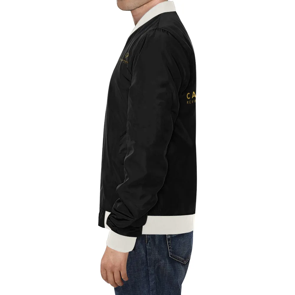 Cash Vision Bomber Jacket - Black White