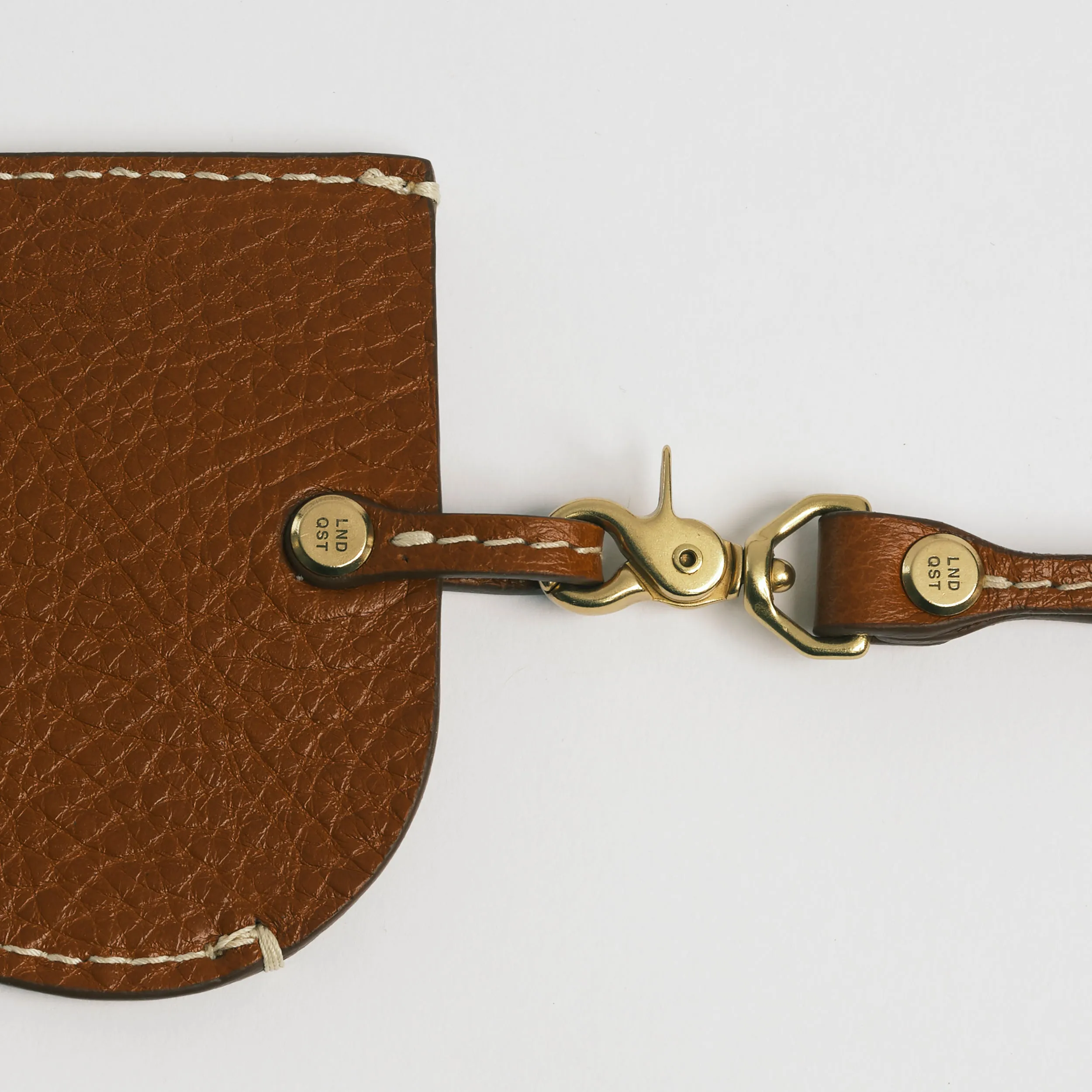 Ceci Sunglass Case in Leather Brown