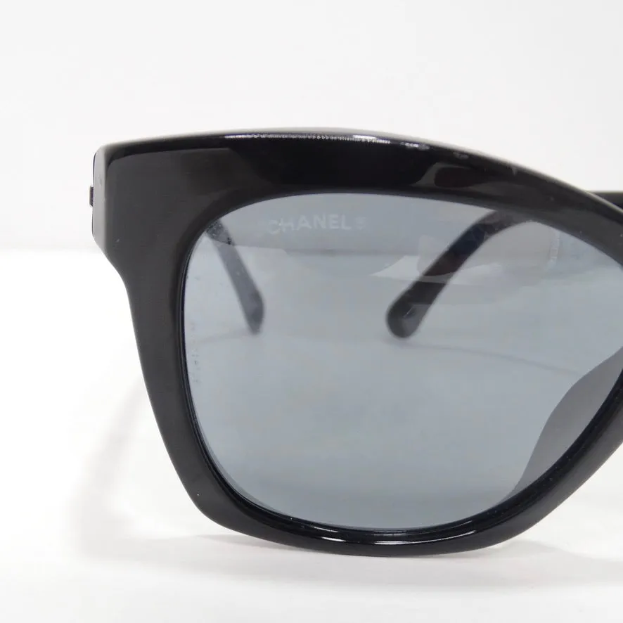 Chanel 5313 CC Butterfly Signature Sunglasses Black
