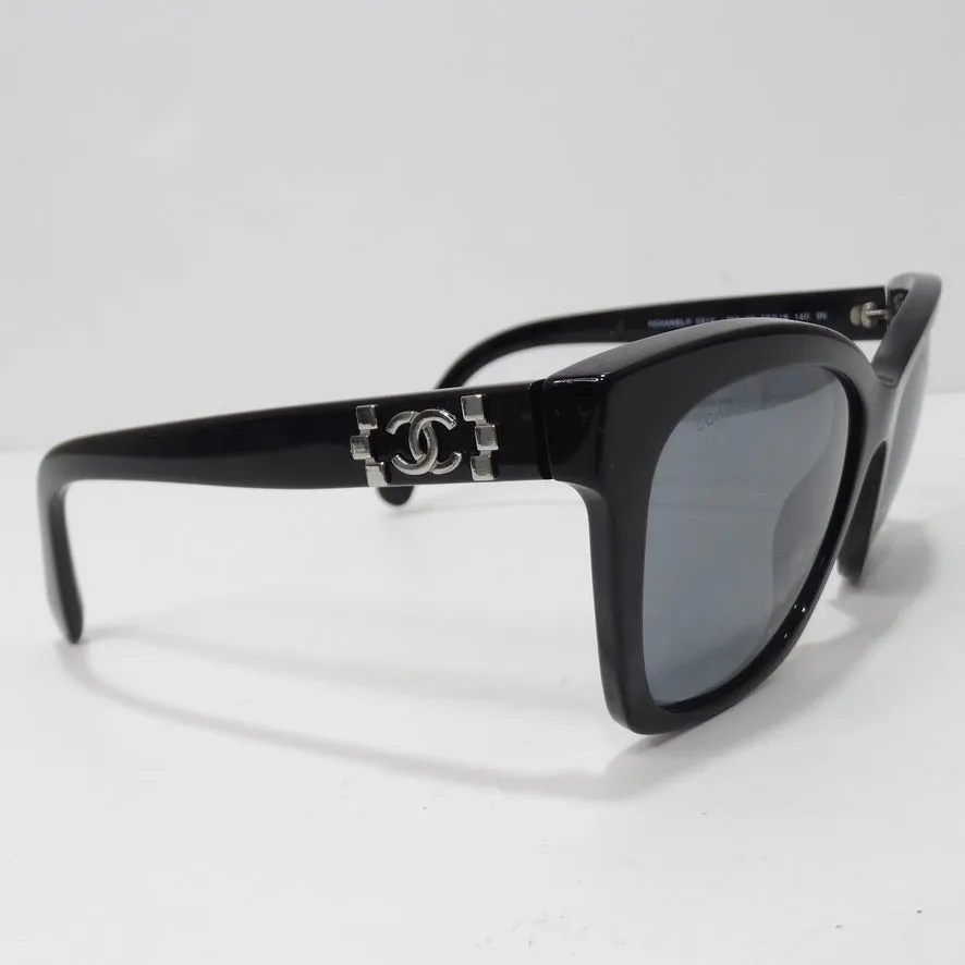 Chanel 5313 CC Butterfly Signature Sunglasses Black