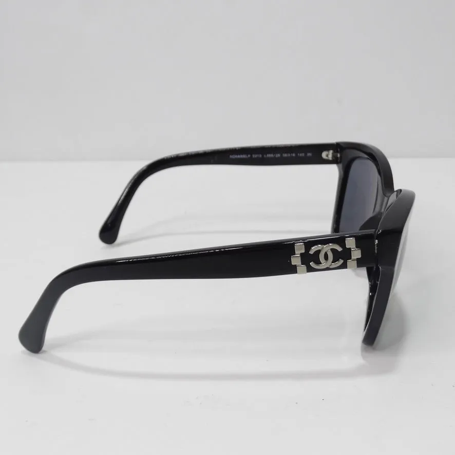 Chanel 5313 CC Butterfly Signature Sunglasses Black