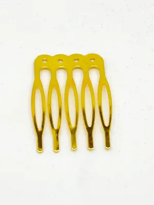 Chapel Veil Hair Clip Gold