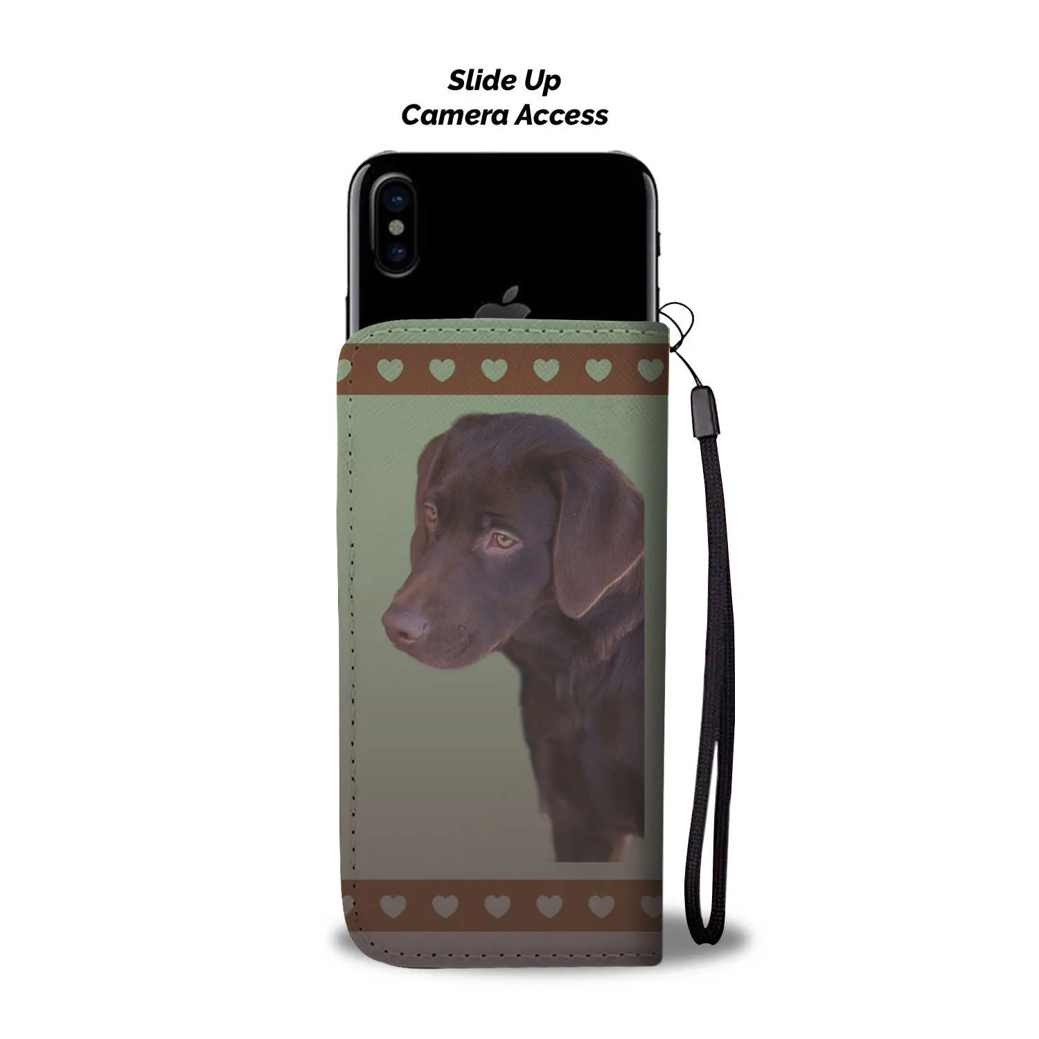 Chocolate Lab Phone Case Wallet