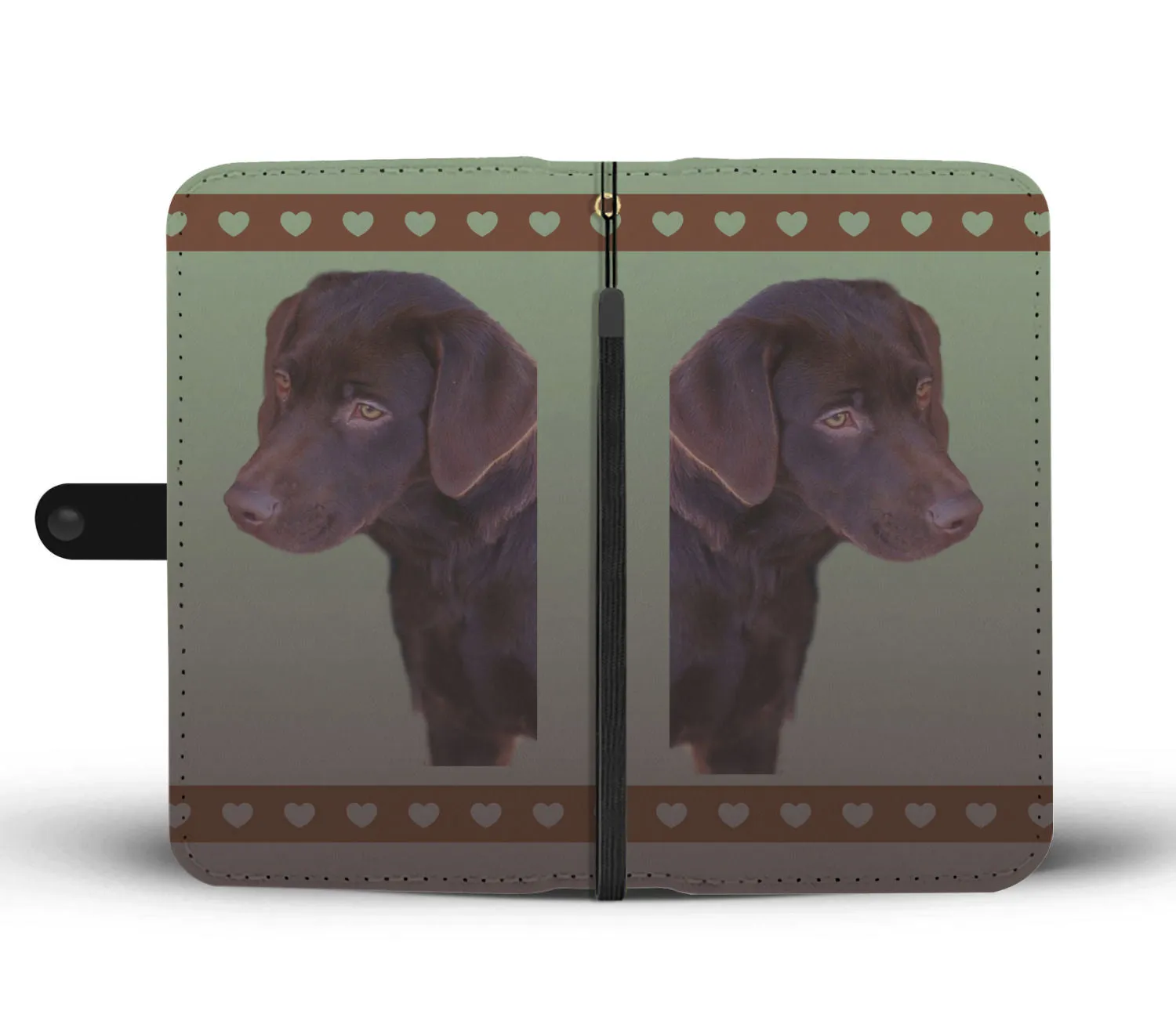 Chocolate Lab Phone Case Wallet