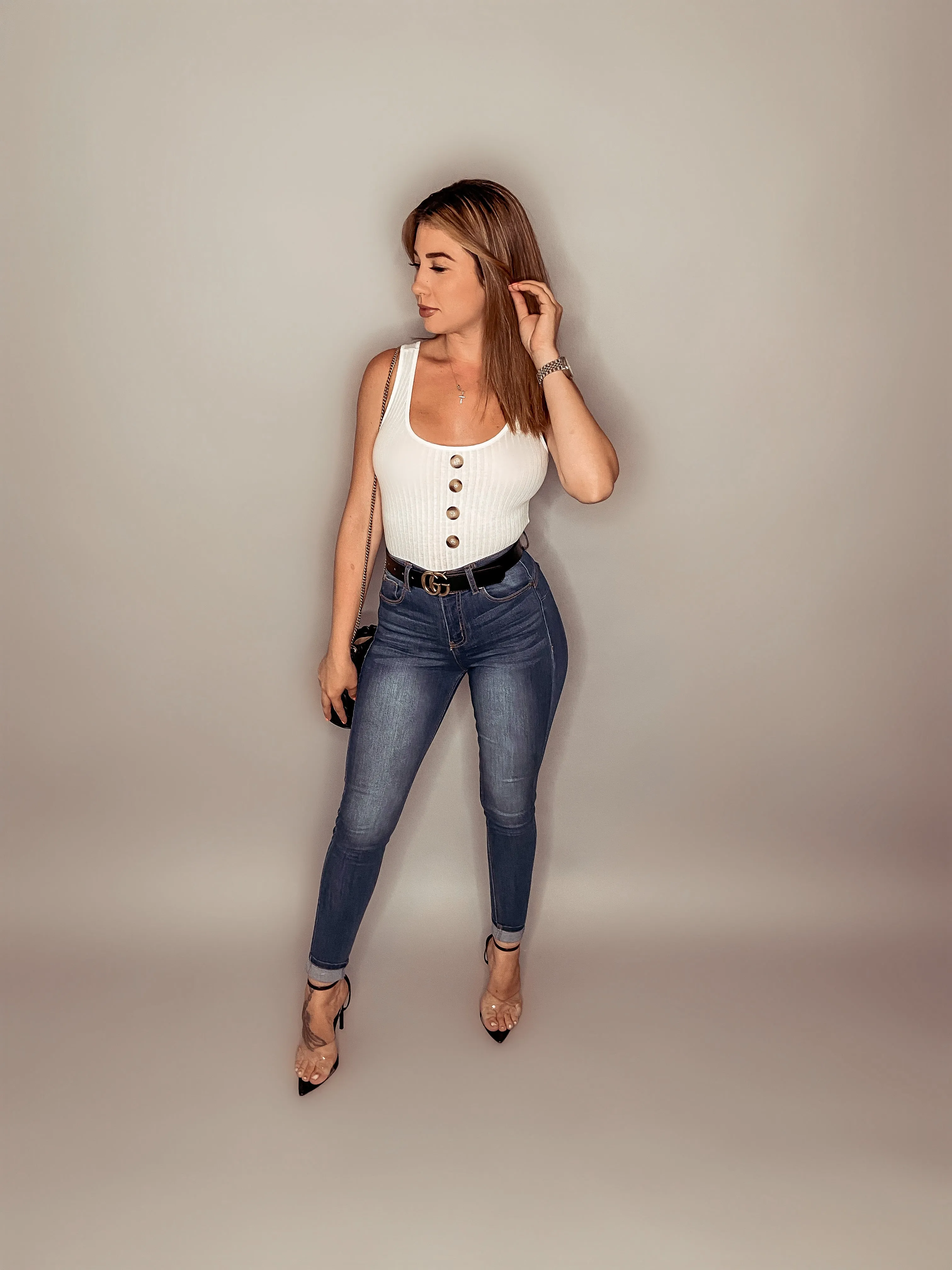 Claudia Bodysuit (White)