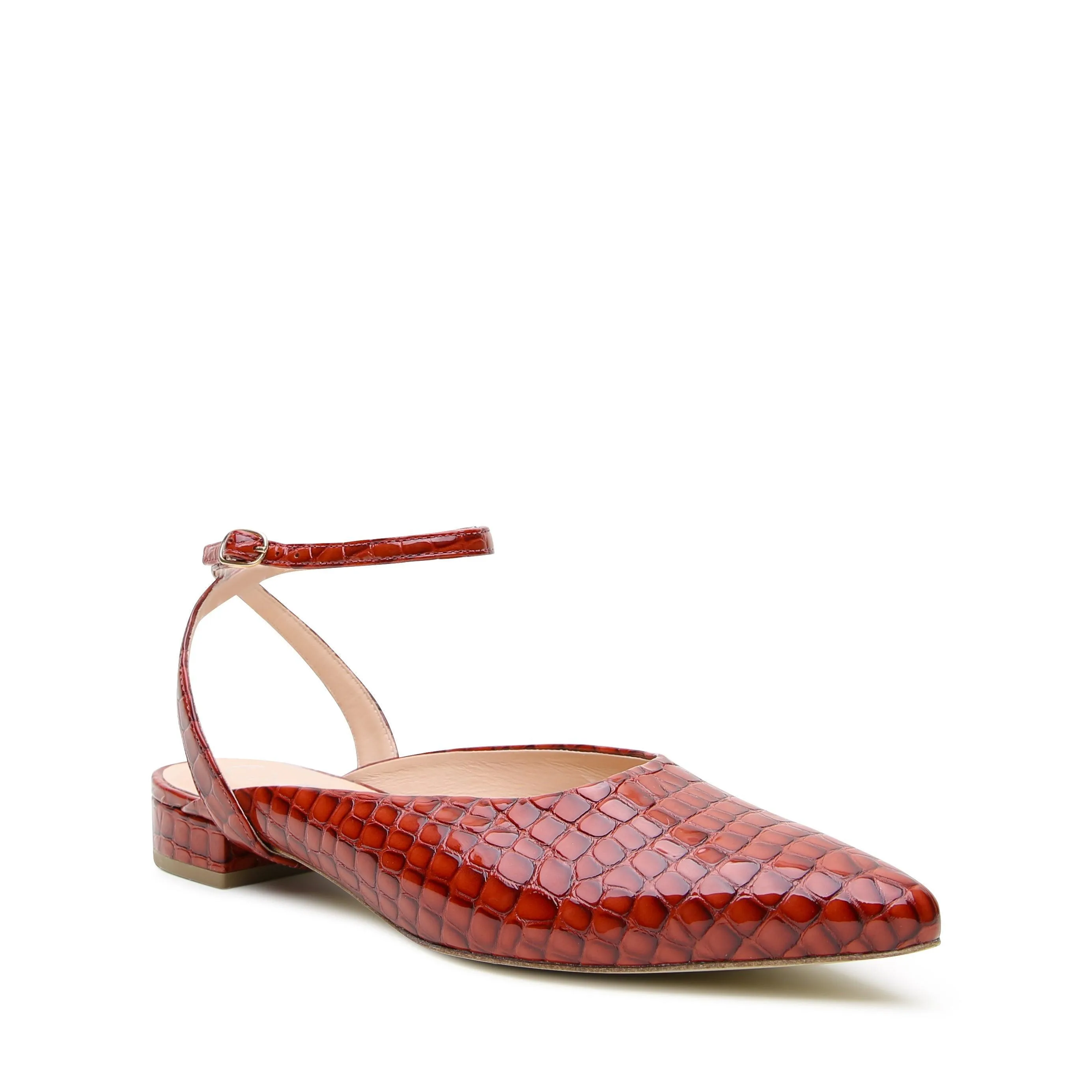 Clay Croc Point Slide   Marilyn Strap