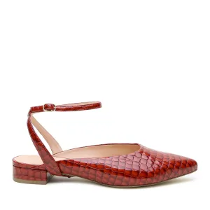 Clay Croc Point Slide   Marilyn Strap