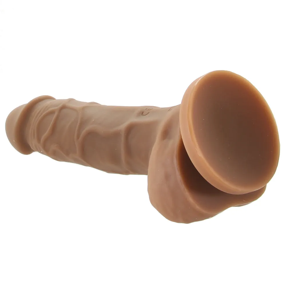 Colours Pleasures Vibrating 5" Dildo - Brown