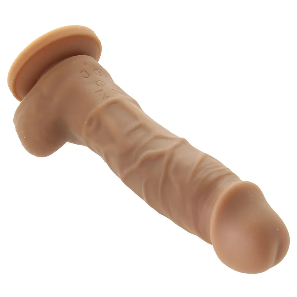Colours Pleasures Vibrating 5" Dildo - Brown