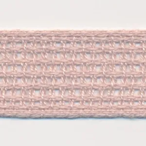 Cotton Mesh Ribbon #60 Marshmallow Pink