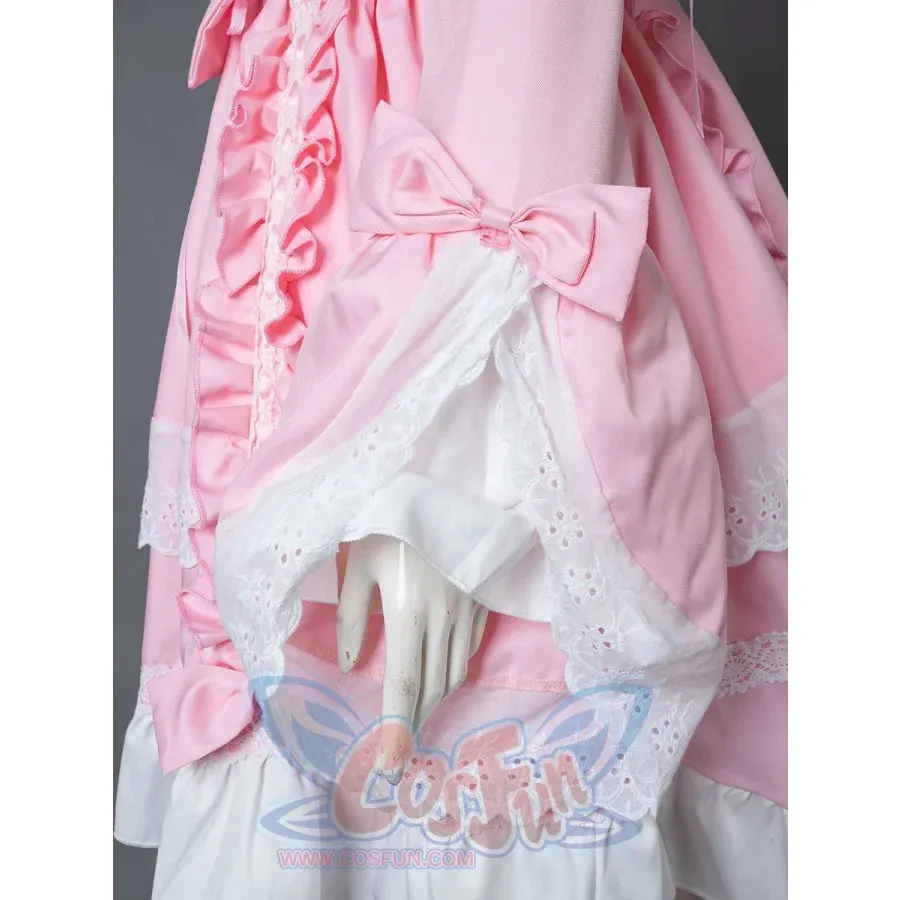 Court Maid Lace Trim Bow Princess Lolita Kawaii Dress mp006100