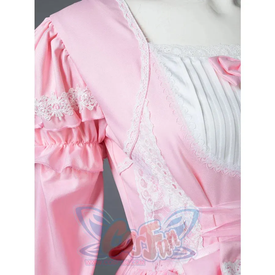 Court Maid Lace Trim Bow Princess Lolita Kawaii Dress mp006100