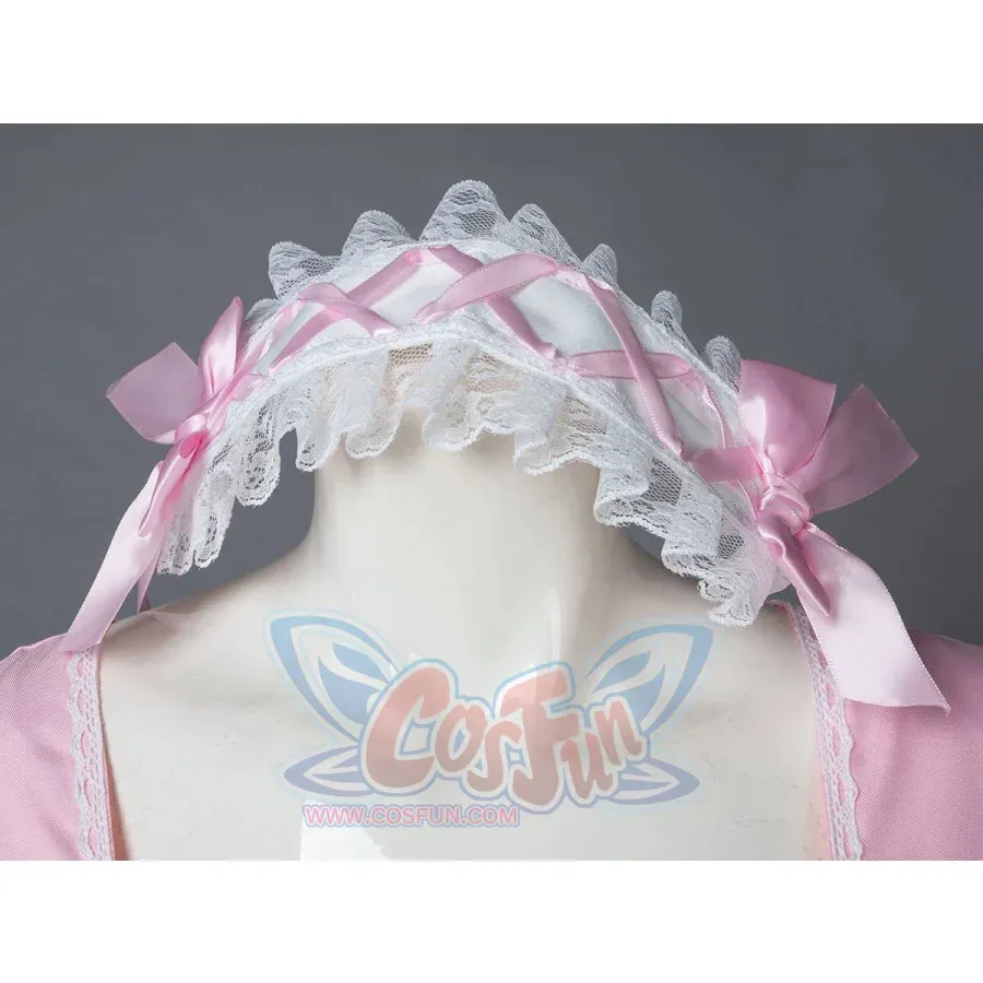 Court Maid Lace Trim Bow Princess Lolita Kawaii Dress mp006100