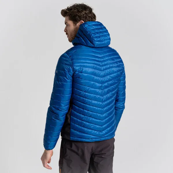 Craghoppers Men's ExpoLite Insulated Hooded Jacket | Picotee Blue CMN279