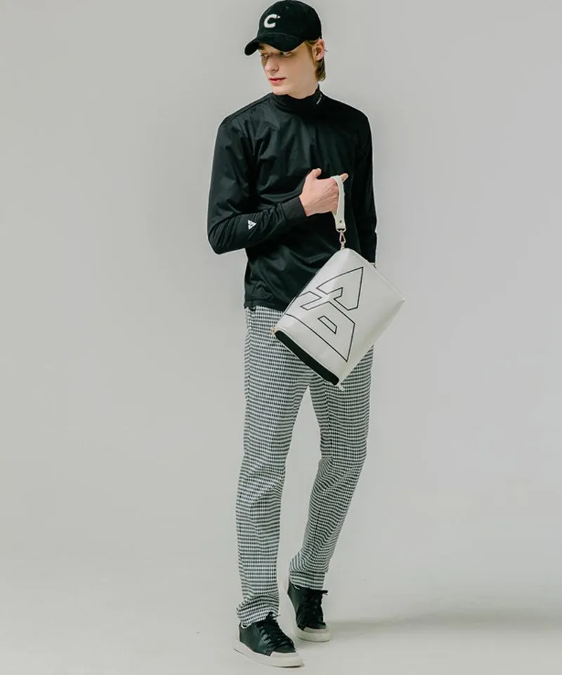 CREVE NINE: Line Symbol Big Pouch and Shoe Pouch - White