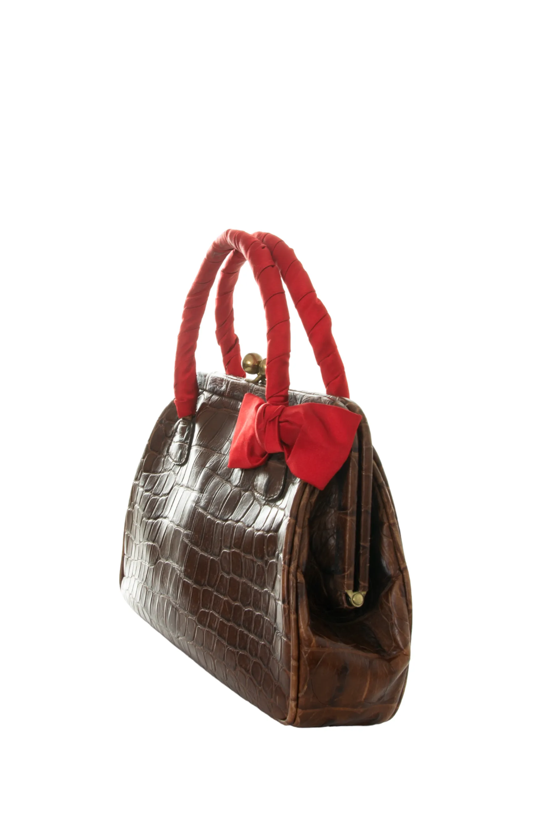 Croc Bag with Bow