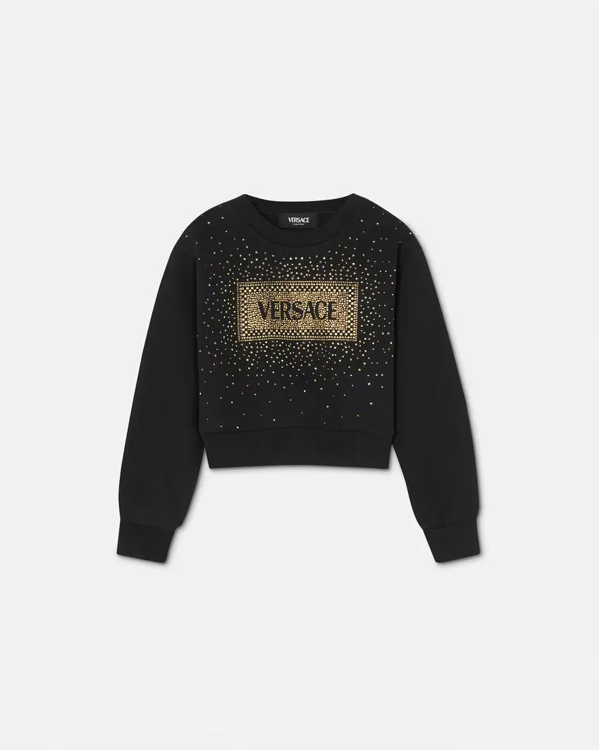CRYSTAL '90S VINTAGE LOGO KIDS SWEATSHIRT