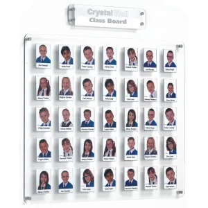 Crystal Wall - Staff Board (35 pockets) 720x620mm