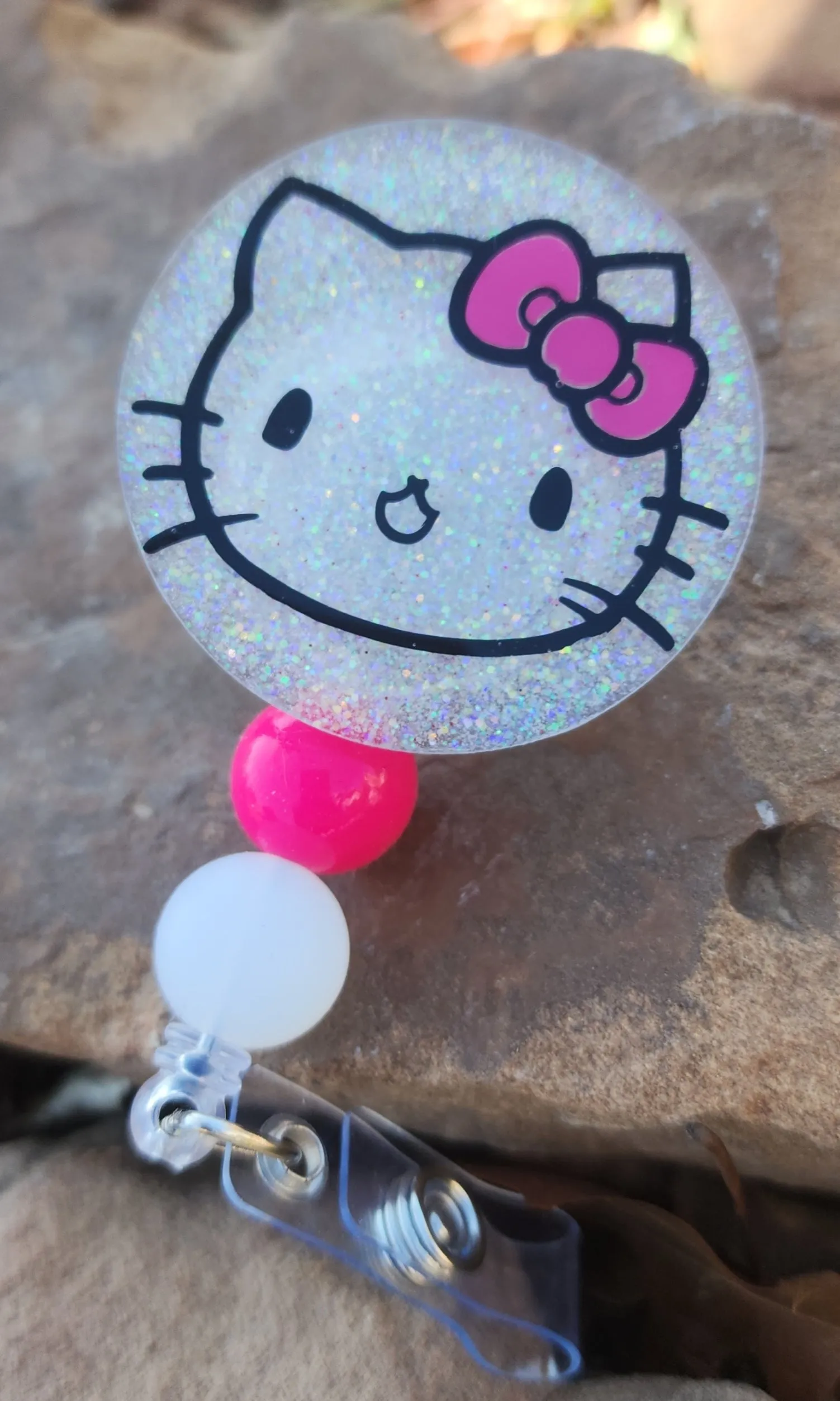 Cute Kitty badge Reel