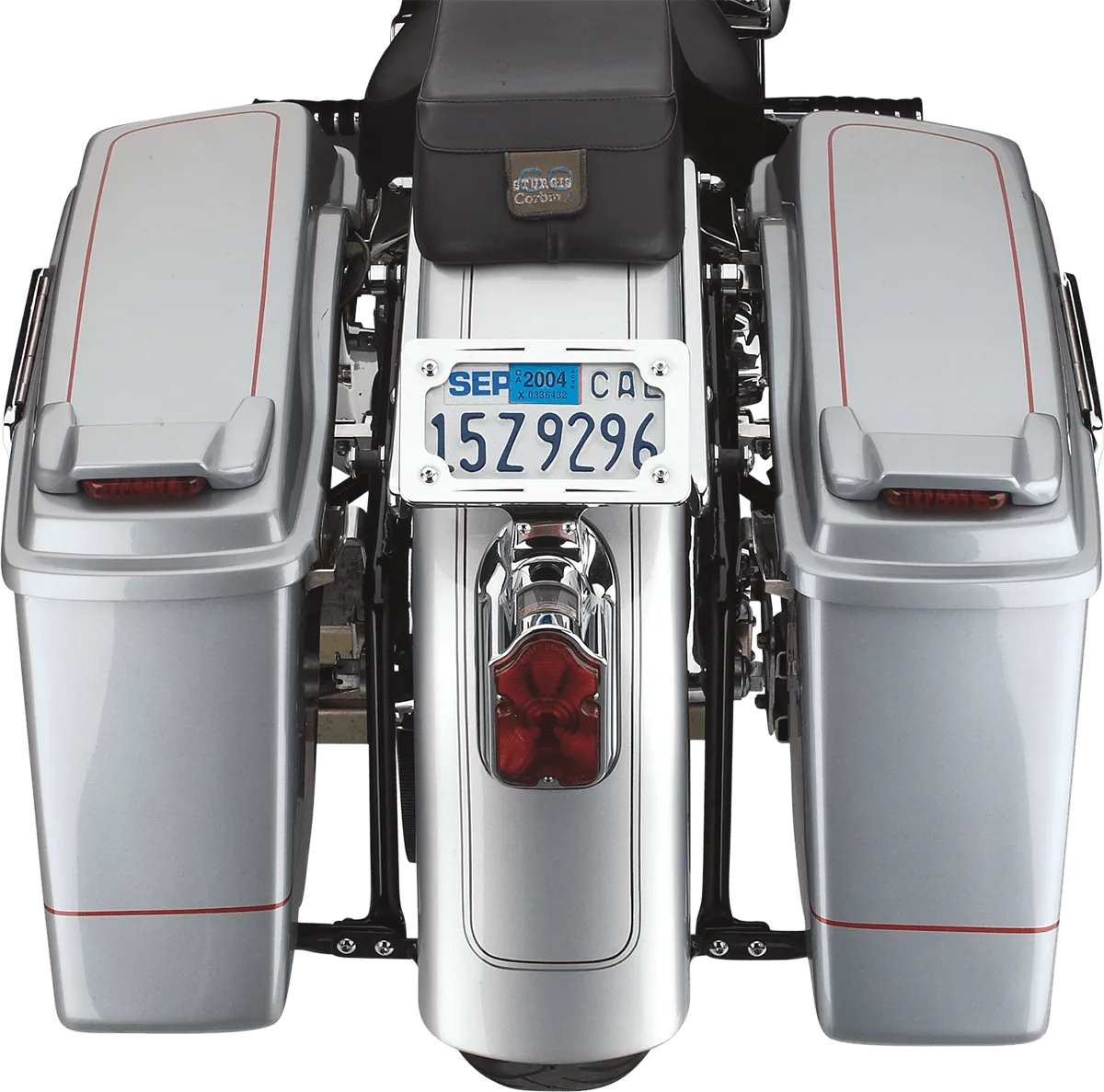 Cycle Visions CV-7201 Bagger-Tail for Softail - Black Bag Mounts