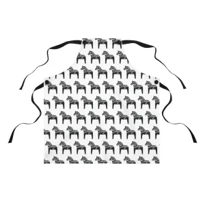 Dala Horse Print Apron